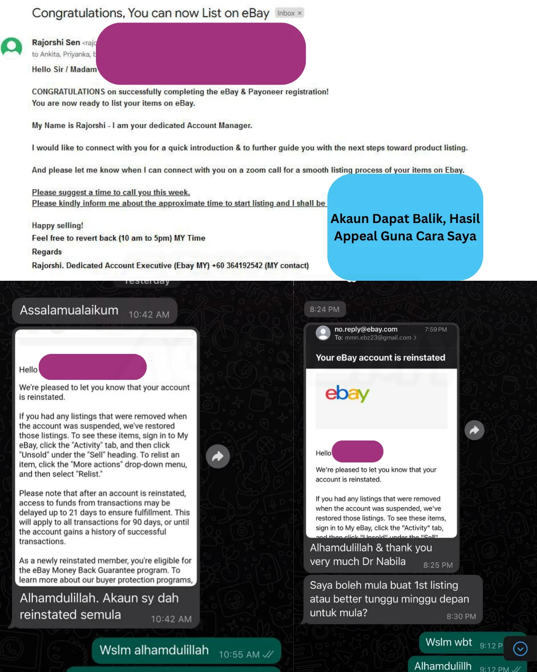Comparison: eBay vs Shopee vs Lazada vs TikTok vs Amazon